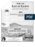 Pub.114 List of Lights, Radio Aids and Fog Signals, 2019 PDF
