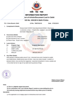 Lost Articles Report in Delhi