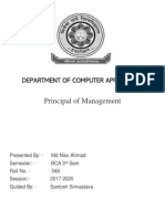 DEPARTMENT OF COMPUTER APPLICATION PRINCIPLES