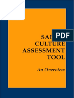 Safety Culture Assessment Tool Overview