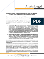 Alerta Legal - Acuerdo Nacional de Armonización Tributaria Municipal