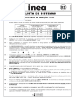 Prova 2008-03 INEA Anal. de Sist - Cesgranrio PDF