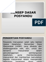 Konsep Dasar Posyandu