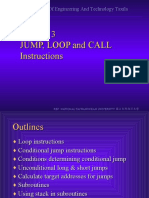 Jump, Loop and Call Instructions