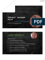Kuliah Topik 2 Dan 3 - Blok Kelainan Jaringan Keras Gigi Dan Pulpa 2 - Penyakit Jaringan Pulpa PDF