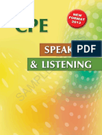 SPEAK LISTEN CPE 2013 ST