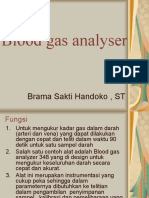 Blood gas analyser