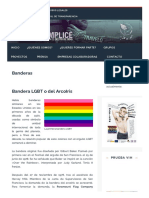 Banderas Algarabía. Asociación LGBTI de Canarias