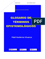 GLOSARIO DE TERMINOS EPISTEMOLÓGICOS FGV