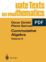 Oscar Zariski, Pierre Samuel - Commutative Algebra, Vol II, lume II, Graduate Texts in Mathematics 29, Springer-Verlag Berlin Heidelberg (1960).pdf
