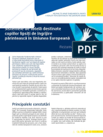 FRA-2018-Sistemele de Tutela Destinate Copiilor Lipsiti de Ingrijire Parinteasca in UE PDF