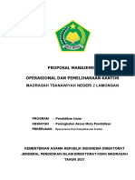 PROPOSAL OPERASIONAL KANTOR MTSN 2 LAMONGAN 2021