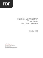 Download Business Comm Overview Timor-Leste Part One by Peace Dividend Trust SN48044334 doc pdf