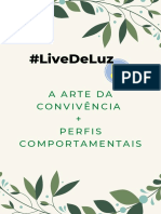 A ARTE DA CONVIVÊNCIA #LiveDeLuz