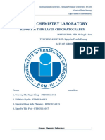 Organic Chemistry Laboratory: Report 3: Thin Layer Chromatography