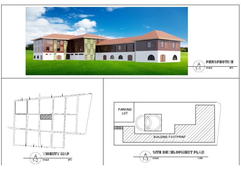 SDP Building Footprint and Parking Plan | PDF