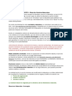 Resumen de Gestion de Recursos Naturales PDF