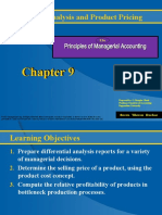 Differential Analysis and Product Pricing: Principles of Managerial Accounting