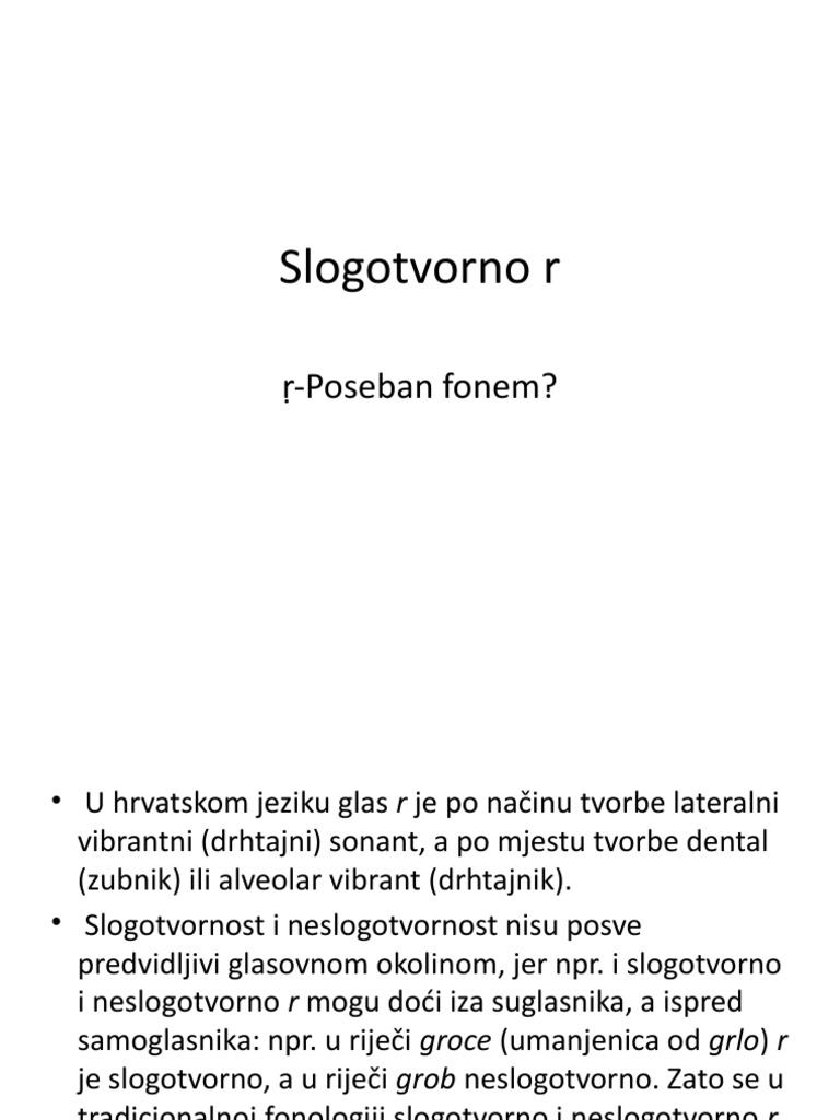Slogotvorno R | PDF