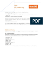 Opendns 2010 Report Web Content Filtering and Phishing: Top Ten Blocked Categories