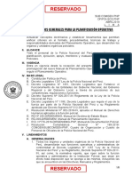 Lineamientos Generales de Planificacion Operativa