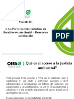 MODULO III-2 Participación Ciudadana y Denuncias Ambientales