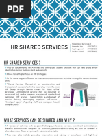 HR Shared Services: Presentation by Group 2: Himanshu Jain (19125021) Sajal Agrawal (19125035) Vaibhav Mittal (19125049)