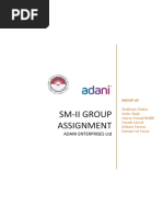 Sm-Ii Group Assignment: Adani Enterprises LTD