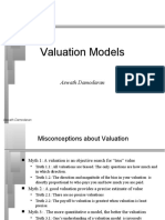Valuation - Models - Damodaran