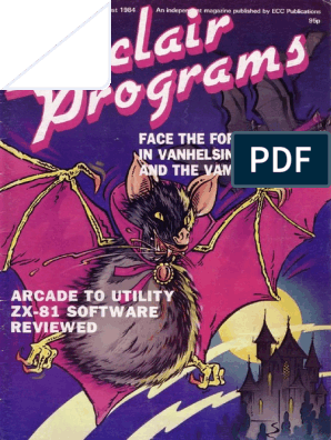 SinclairPrograms22 Aug84 PDF | PDF | Media Technology | Equipment
