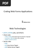 Crating Web Forms Applications: by Ms. Madhura Kutre