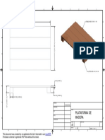 Plaforma de Madera Para Paso de Cable