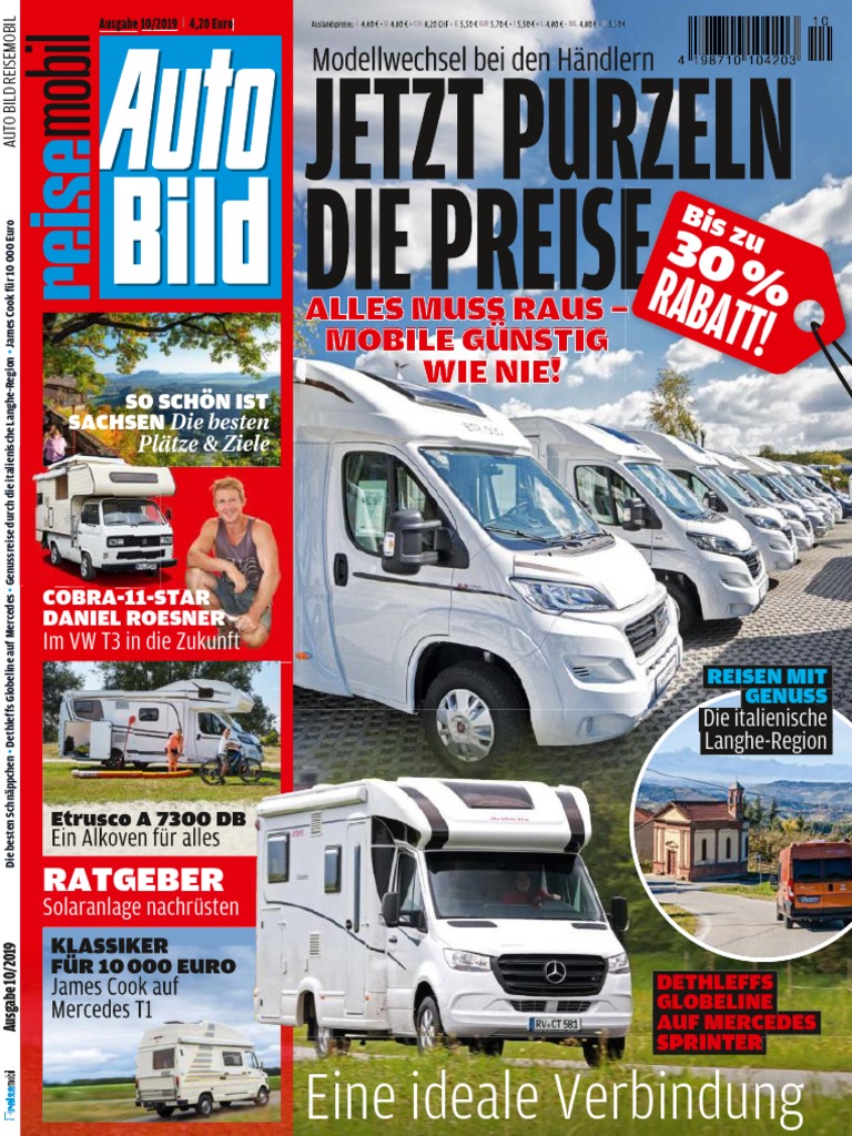 Auto Bild Reisemobil Magazin NR 10 Oktober 2019 PDF