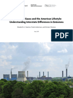 Greenhouse Gases and The American Lifestyle: Understanding Interstate Differences in Emissions