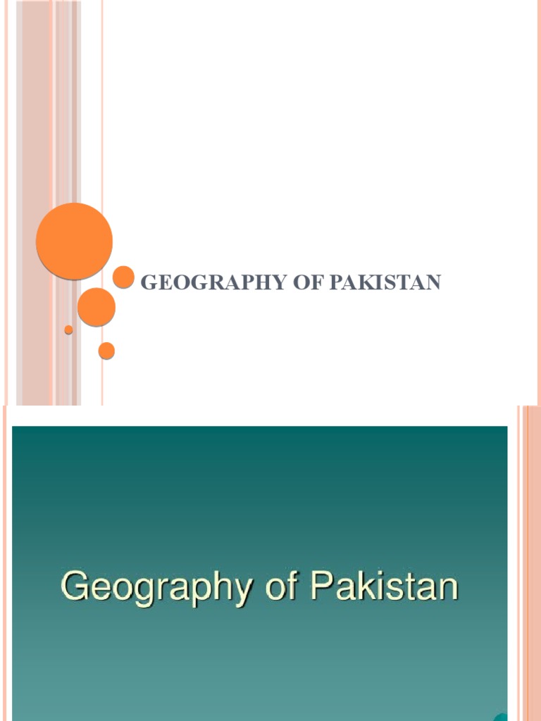 Geography of Pakistan PDF