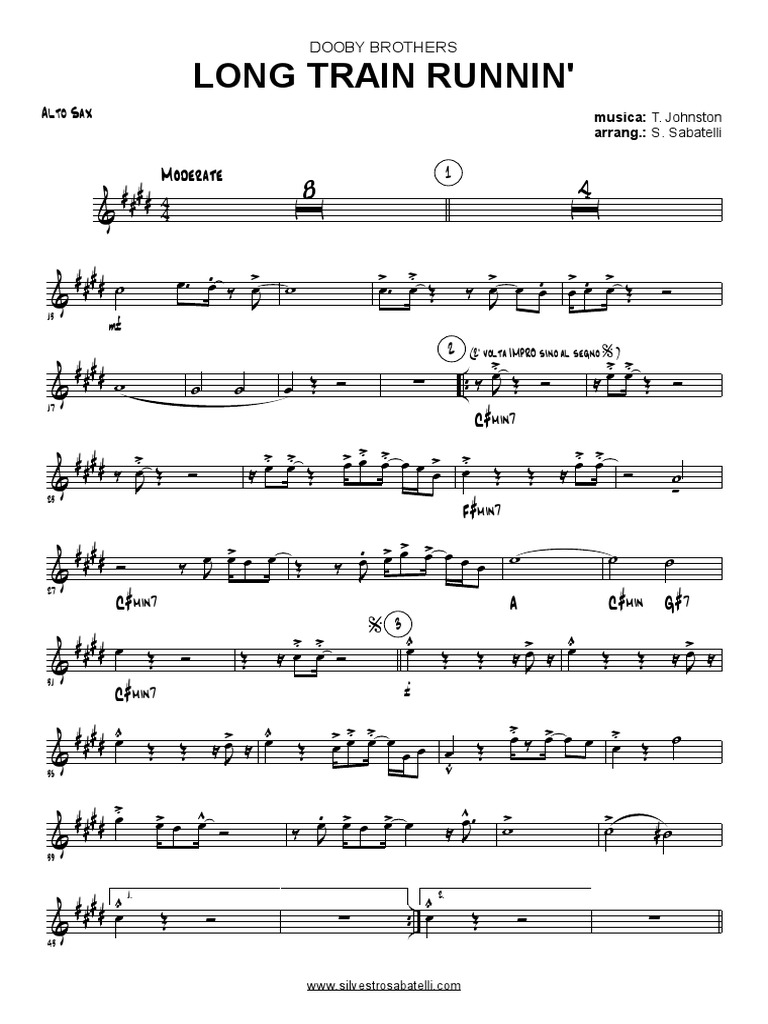 Long Train Runnin' PDF