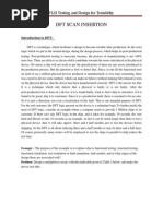 DFT Scan Insertion: VLSI Testing and Design For Testability