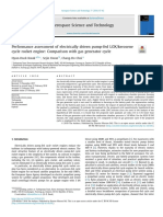 Performance of Electrical Pump Driven Kerosene Driven Engine