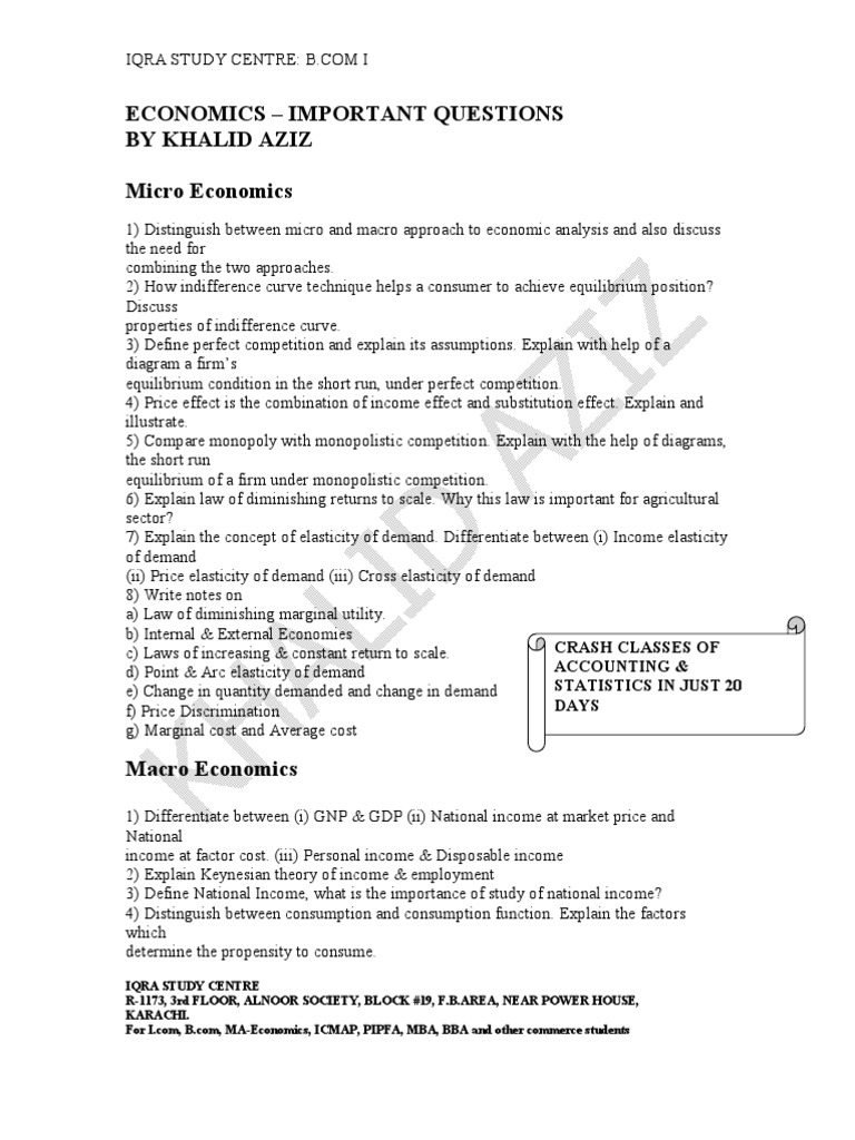 Economics & Business Study Guide | PDF | Technology & Engineering