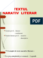 1 Textul Narativ Literar