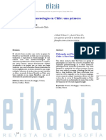 Filosofía y Fenomenología en Chile Una Primera Descripción - Enrique Muñóz Perez