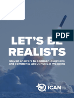 Let'S Be Realists: Eleven Answers To Common Questions and Comments About Nuclear Weapons