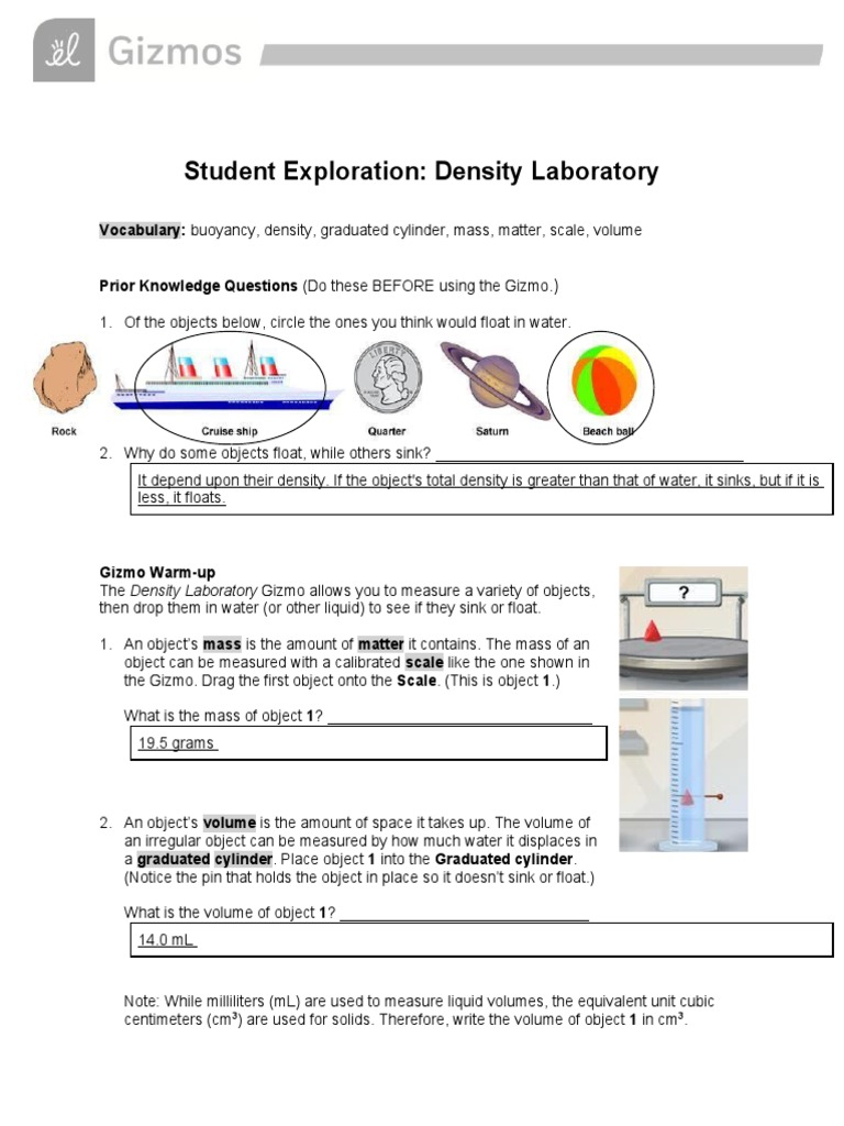 Densitylabse Buoyancy Density
