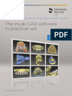 Comfortable design of splints using inLab CAD software