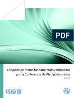 Conjunto de Textos Fundamentales de La Unión Internacional de Telecomunicaciones Adoptados Por La Conferencia de Plenipotenciarios PDF