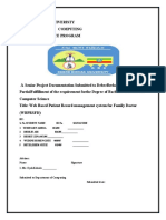 Patient Record Management System For Family Doctor