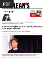 Camille Paglia feminism