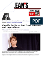 Camille Paglia Feminism