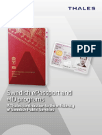 Gov - Sweden - E-Pass Implementation of Electronic Passport Project