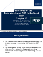 A Basic Model of The Determination of GDP in The Short Term: Lipsey & Chrystal Economics 13E